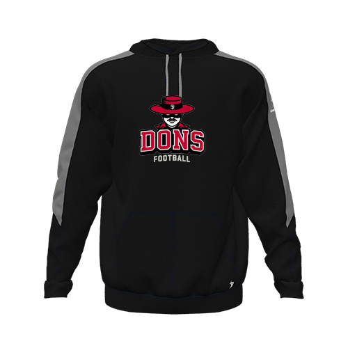 [CUS-DFW-HOOD-FLC-LSL-BLK-YXS-LOGO1] Hoodie (Youth XS, Black)