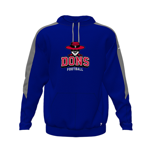 [CUS-DFW-HOOD-FLC-LSL-RYL-YXS-LOGO1] Hoodie (Youth XS, Royal)
