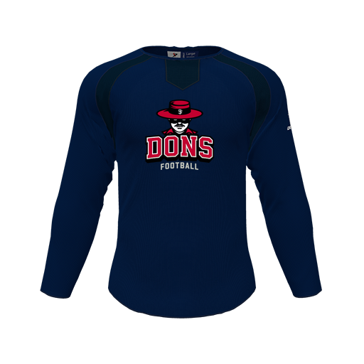 [CUS-DFW-PULL-FLC-CNK-LSL-NVY-YS-LOGO1] Pullover (Youth S, Navy)