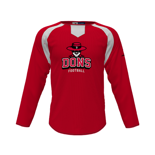 [CUS-DFW-PULL-FLC-CNK-LSL-RED-YS-LOGO1] Pullover (Youth S, Red)