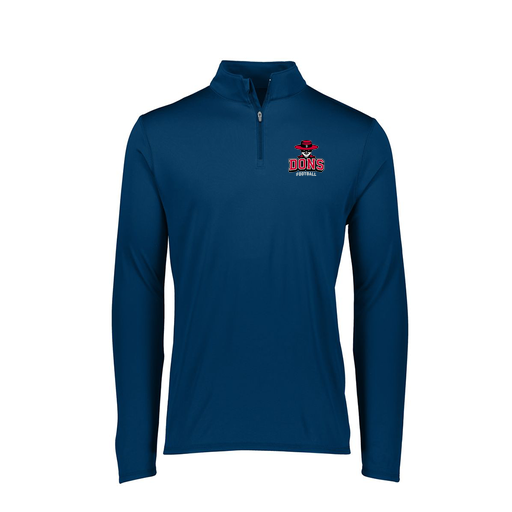 [FTLQFLNV-FAXS-LOGO1] Decker Women's Flex-Lite 1/4 Zip Shirt (Female Adult XS, Navy)