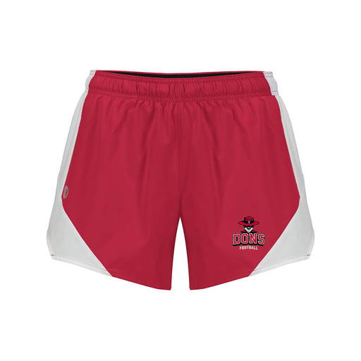[229489.H01.S-LOGO1] Girls Olympus Shorts (Female Youth S, Red)