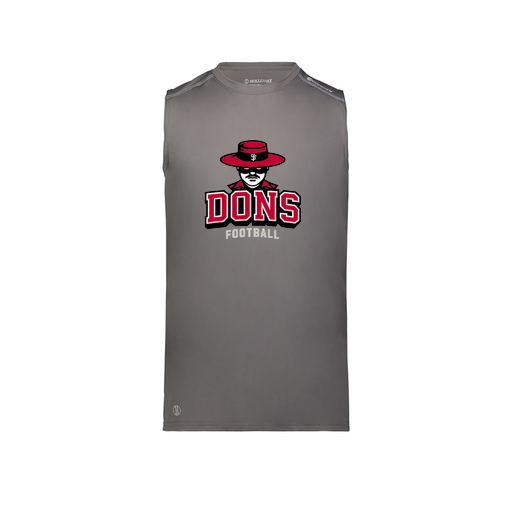 [222593.98D.S-LOGO1] Men's CoolDry TankTop (Adult S, Gray)