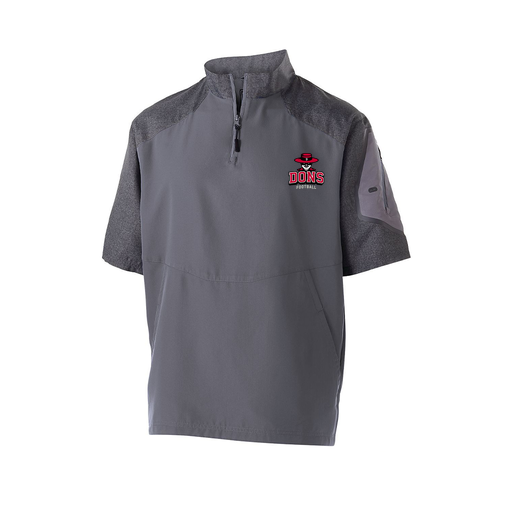 [229545.H60.XS-LOGO1] Men's Raider SS Pullover (Adult XS, Gray)