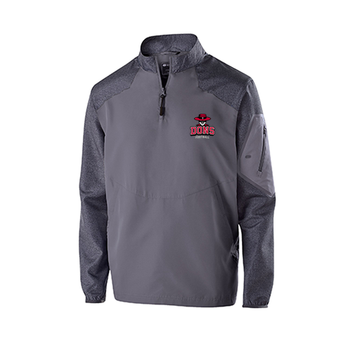 [229155.H60.XS-LOGO1] Men's Raider LS Pullover (Adult XS, Gray)