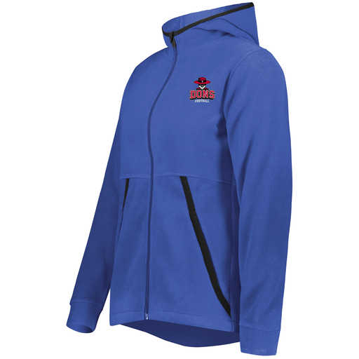 [6860.060.XS-LOGO1] Ladies Chill Full Zip Fleece (Female Adult XS, Royal)