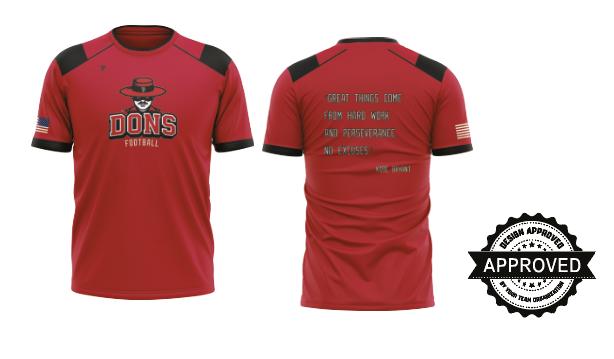 Red SS SF Football Crew