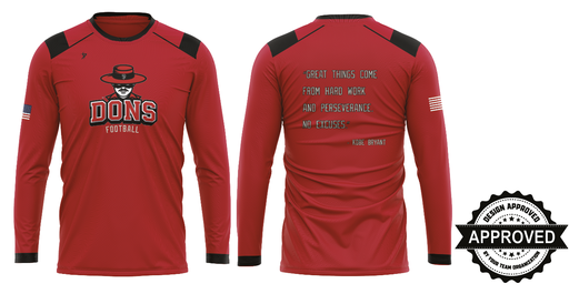 Red LS SF Football Crew