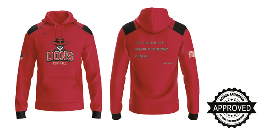 Red Hoodie SF Football